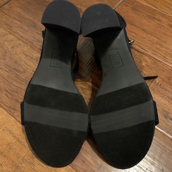 Women's Brash Houston Size 9.5 Black 4.5" High Heels Ankle Strap - Picture 7 of 7